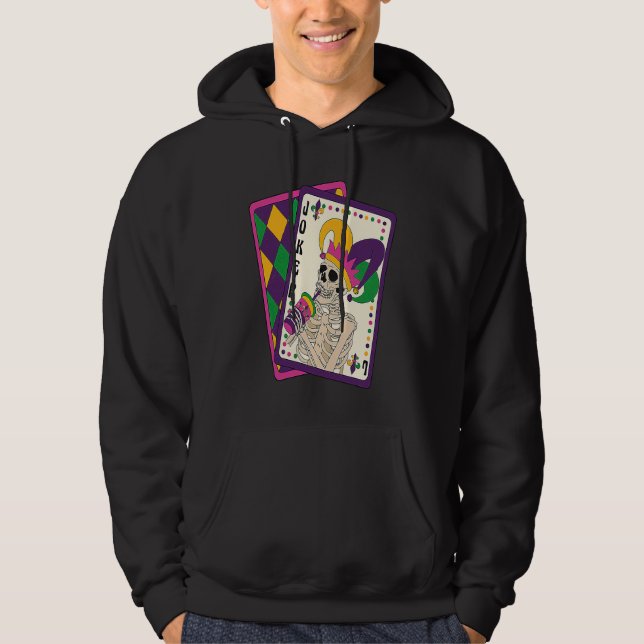 Sudadera Mardi Gras Skeleton (Anverso)