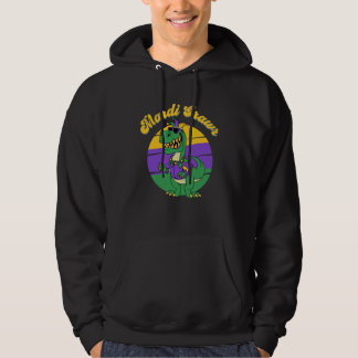 Sudadera Mardi Grawr Rex Dinosaur Mardi Gras For Kids Schoo