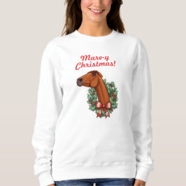 Sudadera ¡Mare-y Navidades! Dulces de caballo divertidos