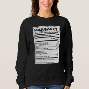 Sudadera Margaret Nutrition Information Problement Soluving