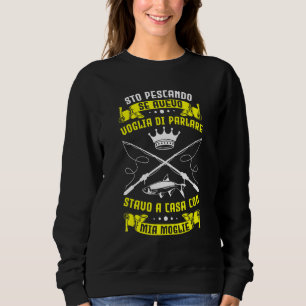 Sudadera Marido de hombres dice pescador y pesca que soy pe