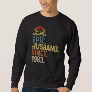 Sudadera Marido épico masculino desde el aniversario Boda C