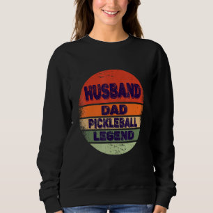 Sudadera Marido papá Leyenda Pickleball Funny Padre Vintage