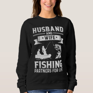 Sudadera Marido y Esposa Pescadores Para La Vida De Los Hom