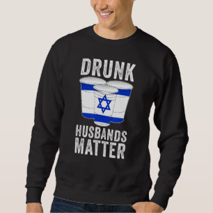Sudadera Maridos borrachos importan Israel Bandera israelí 