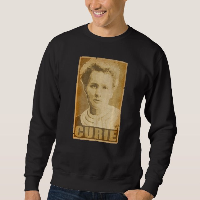 Sudadera Marie Curie Torn Propaganda Poster (Anverso)