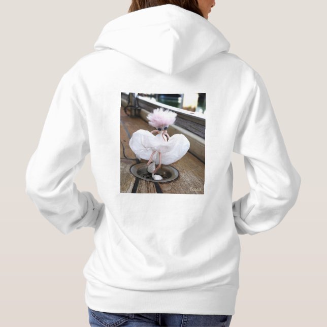 Sudadera Marilyn Monroe pose in Witte rok door fubby. (Reverso)