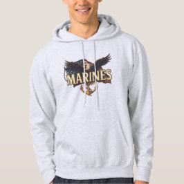 Sudadera Marine Corps eagle & flag