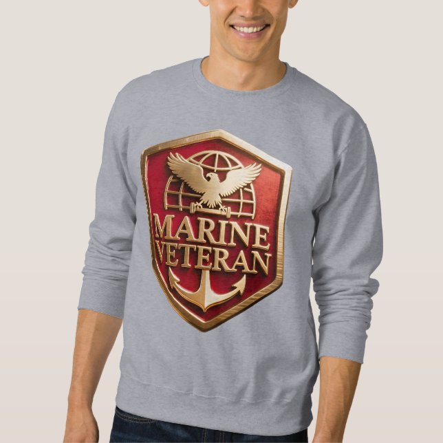 Sudadera Marine Corps Veteran (Anverso)