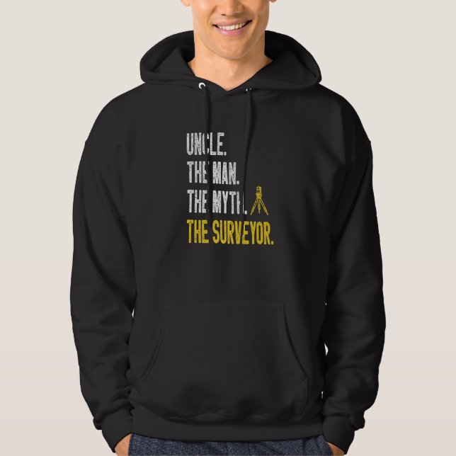 Sudadera Marine Surveyor Land Surveying Uncle Land Surveyor (Anverso)