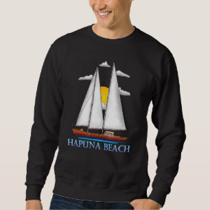 Sudadera Marinero Náutico Costero De La Playa Hapuna Desig