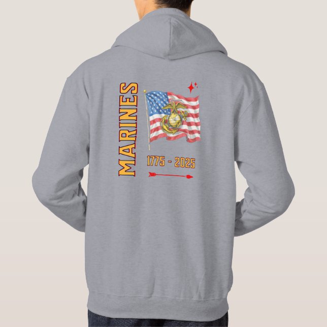 Sudadera MARINES 1775 Hoodie (Reverso)