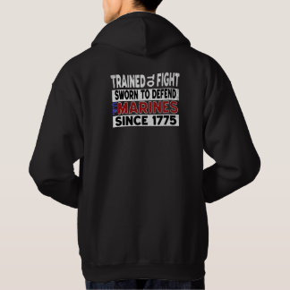 Sudadera MARINES entrenados para combatir la violencia domé