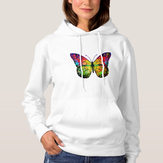 SUDADERA MARIPOSA ABSTRACTA (Anverso)