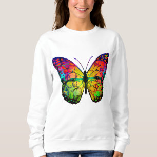SUDADERA MARIPOSA ABSTRACTO