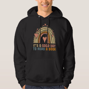 Sudadera Mariposa arcoiris Groovy Es un buen día para leer