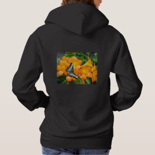 Sudadera Mariposa azul con camiseta Rhododendron tropical