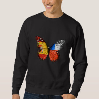 Sudadera Mariposa Bandera Chilena Española