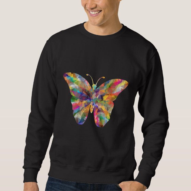 Sudadera Mariposa coloreada (Anverso)