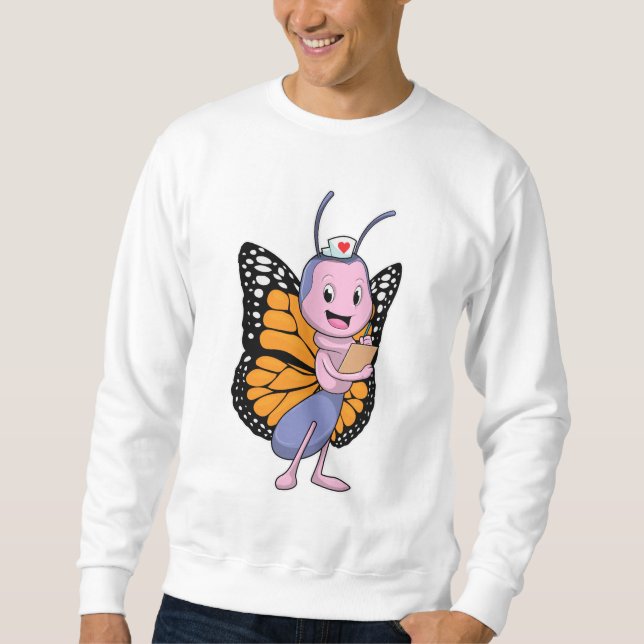 Sudadera Mariposa como enfermera (Anverso)