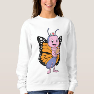 Sudadera Mariposa como enfermera