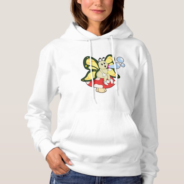 Sudadera Mariposa con burbujas de jabón (Anverso)