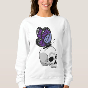 Sudadera Mariposa con cráneo