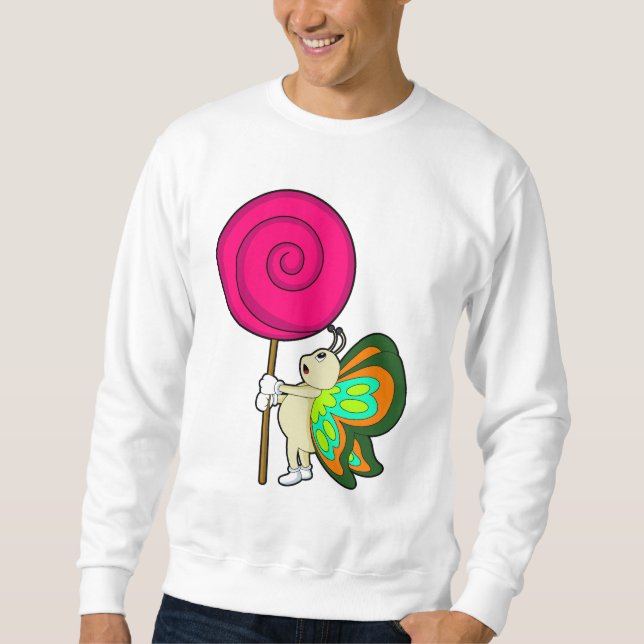 Sudadera Mariposa con Lollipop (Anverso)