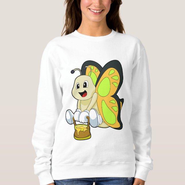 Sudadera Mariposa con miel (Anverso)
