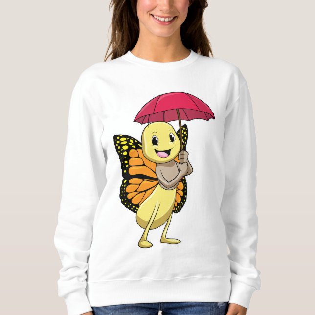 Sudadera Mariposa con paraguas (Anverso)