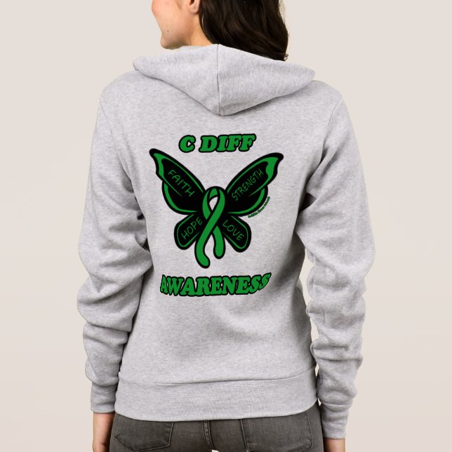 Sudadera Mariposa/Conciencia...C Diff (Reverso)