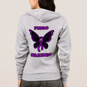 Sudadera Mariposa/Conciencia... Fibro Hoodie