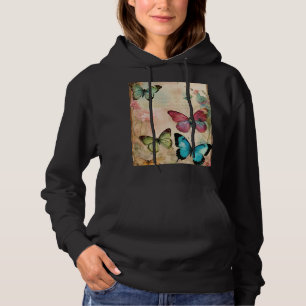 Sudadera Mariposa Cráneo Steampunk – Calle Abstracta de Luj
