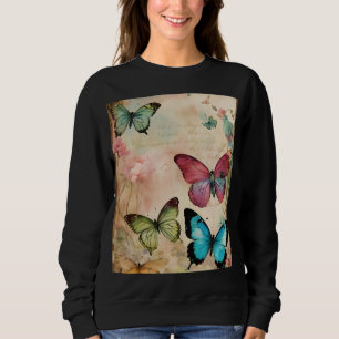 Sudadera Mariposa Cráneo Steampunk – Calle Abstracta de Luj