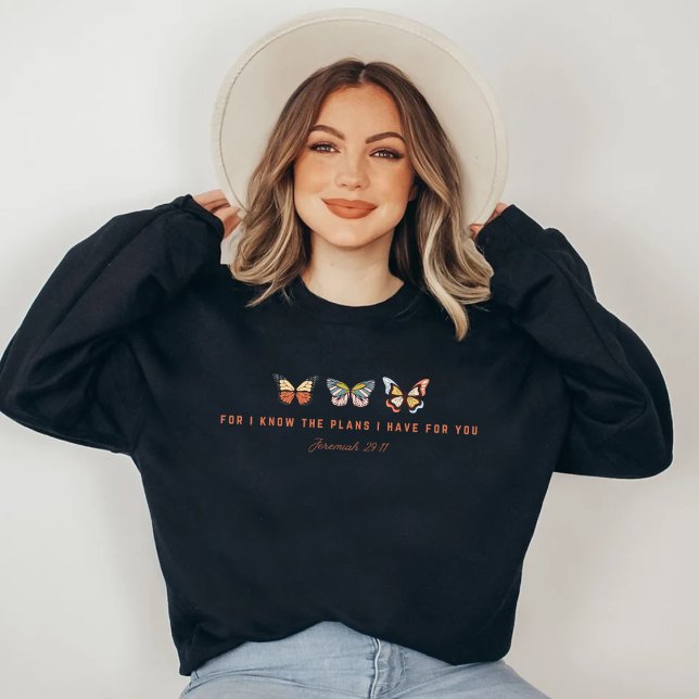 Sudadera Mariposa cristiana (Subido por el creador)