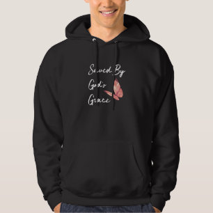 Sudadera Mariposa cristiana gráfica afroamericana