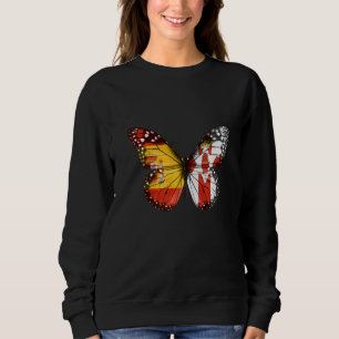 Sudadera Mariposa de bandera irlandesa 1