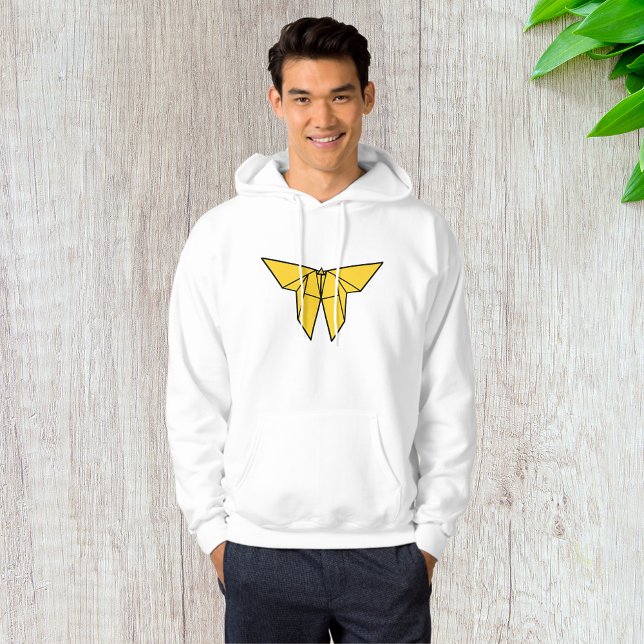 Sudadera Mariposa de color amarillo para hombres Hoodie (Subido por el creador)