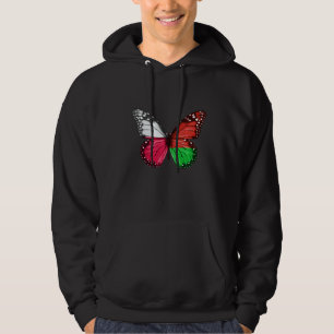 Sudadera Mariposa de la bandera bielorrusa polaca