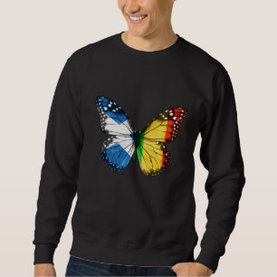 Sudadera Mariposa de la bandera de Malí de Escocia