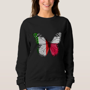 Sudadera Mariposa de la bandera de Polonia