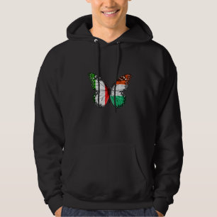 Sudadera Mariposa de la bandera húngara de Italia