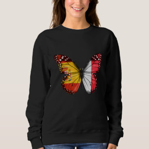 Sudadera Mariposa de la bandera maltesa española