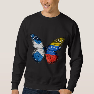 Sudadera Mariposa de la bandera venezolana de Escocia