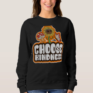 Sudadera Mariposa de paz hippie de girasol positivo Elija K