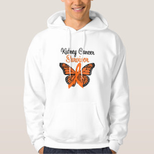 Sudadera Mariposa del SUPERVIVIENTE del cáncer del riñón