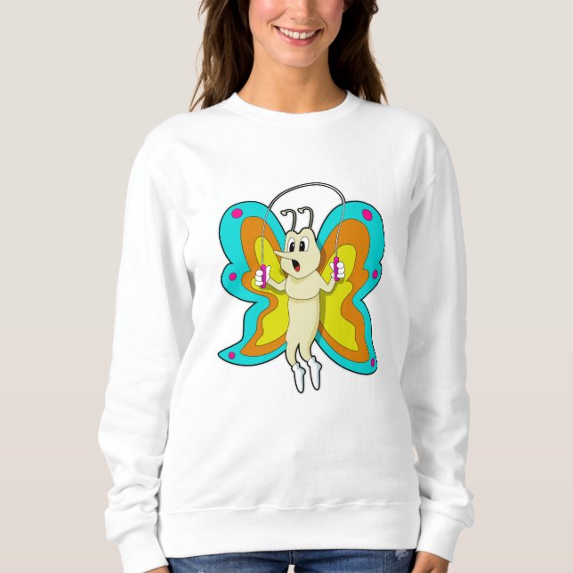 Sudadera Mariposa en la cuerda Jumping Fitness (Anverso)