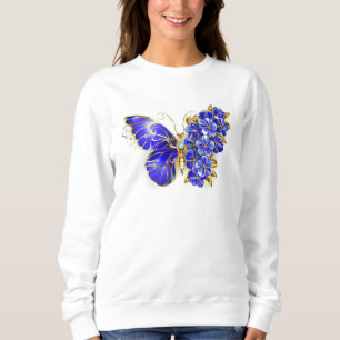 Sudadera Mariposa Flor Zafiro