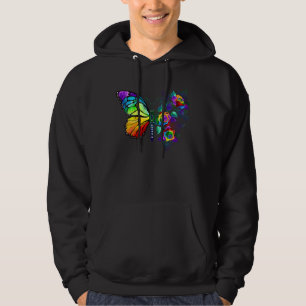 Sudadera Mariposa florida arcoiris