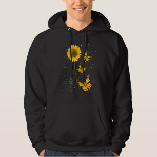 Sudadera Mariposa Girasol Nunca Rendirse Esclerosis Múltipl